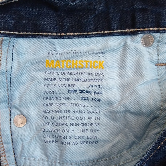 Matchstick – Women’s Jeans – Indigo Wash – 27R – Mid Rise - Picture 11 of 11